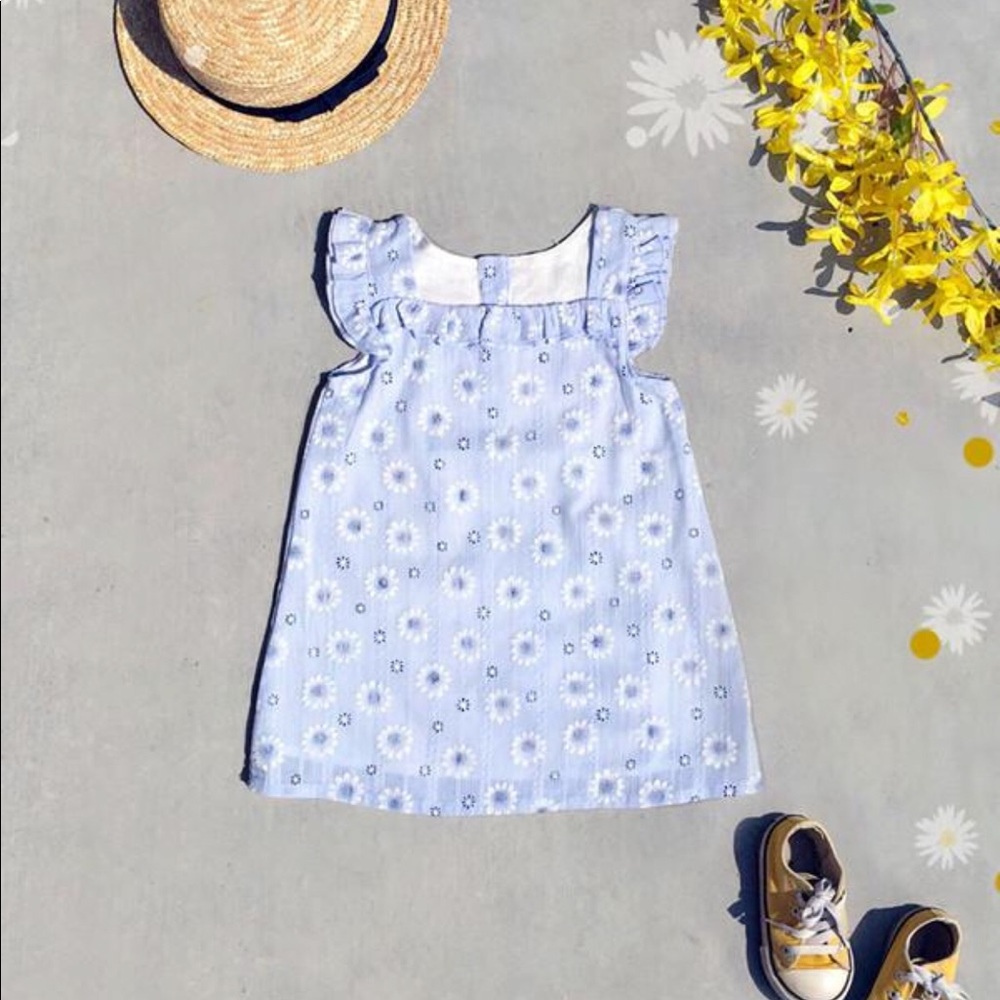 Kids Daisy print shift dress